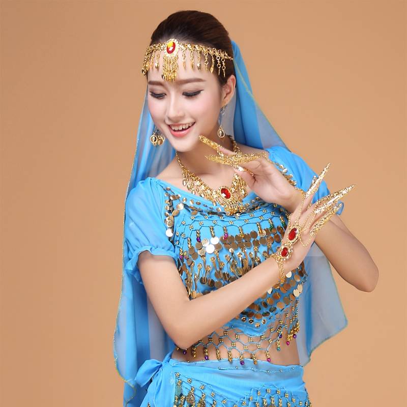 Lake blue veil + head covering